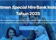 Bank Indonesia Buka Rekrutmen PKWT dan Special Hire 2026, 6 Posisi Strategis Siap Diisi