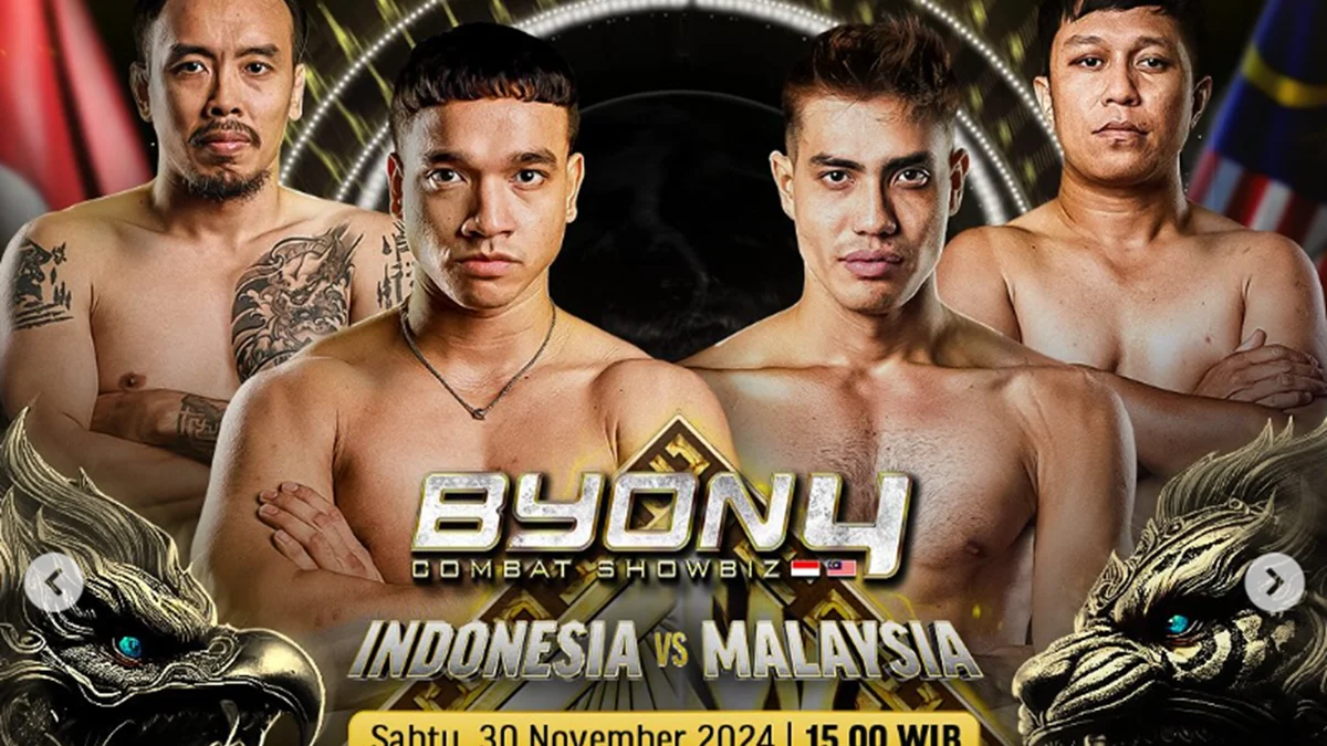 Byon Combat Showbiz 24 April 2026: Link Nonton Gratis & Jadwal Lengkap Fight Card
