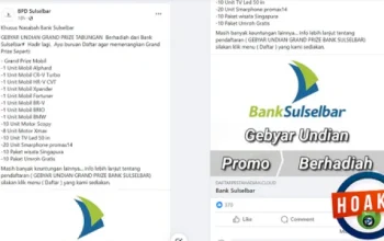Cek Fakta Ungkap Hoaks Undian Bank Sulteng dan Panduan Pilih Daycare Aman bagi Orang Tua
