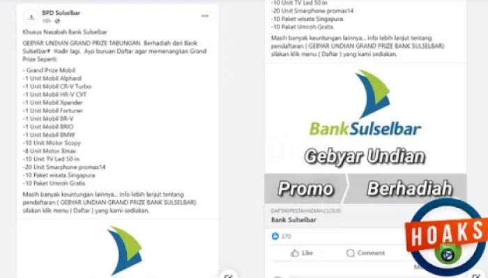 Cek Fakta Ungkap Hoaks Undian Bank Sulteng dan Panduan Pilih Daycare Aman bagi Orang Tua