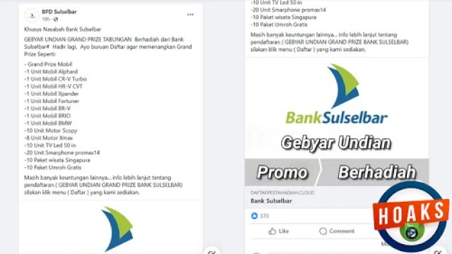 Cek Fakta Ungkap Hoaks Undian Bank Sulteng dan Panduan Pilih Daycare Aman bagi Orang Tua