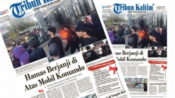 Demo Aksi 214 Guncang Kaltim: Nepotisme, Mobil Mewah, dan Janji Reform Rudy Mas'ud
