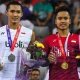 Doa Mengalir: Jonatan Christie, Anthony Ginting, dan Alwi Farhan Bersatu Mendukung Pensiun Viktor Axelsen
