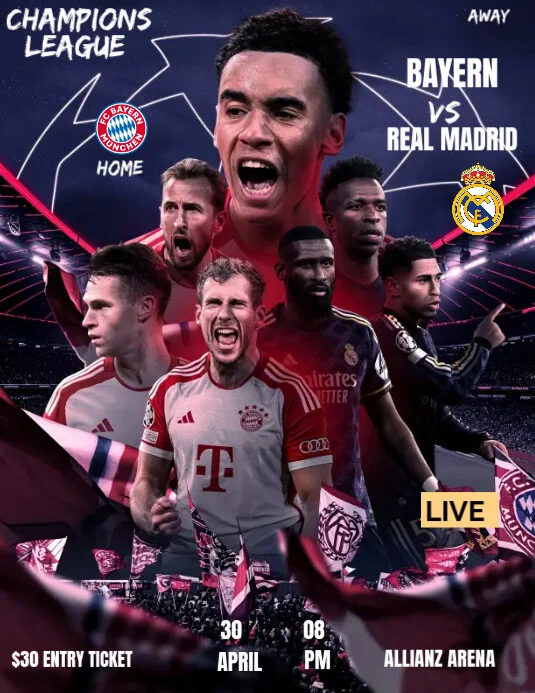 Drama Bayern vs Real Madrid: Red Card Kontroversial, Fans Menggila, dan Dampak UEFA yang Mengguncang