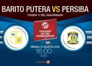 Drama Enam Gol: Barito Putera vs Persiba 3-3, Barisan Poin Berbalik di Banjarmasin
