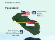 Indonesia Tambah 127,3 Hektare di Pulau Sebatik, Malaysia Kehilangan Wilayah yang Sama
