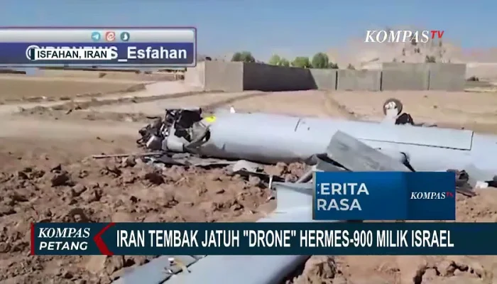 Iran Gempur: Hermes 900 Israel Jatuh, Senjata Baru Zionis Terkalahkan Rudal IRGC