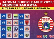Jadwal Persija Jakarta di Sisa BRI Super League 2025/2026: Kunci Juara dan Duel Sengit Lawan Persib