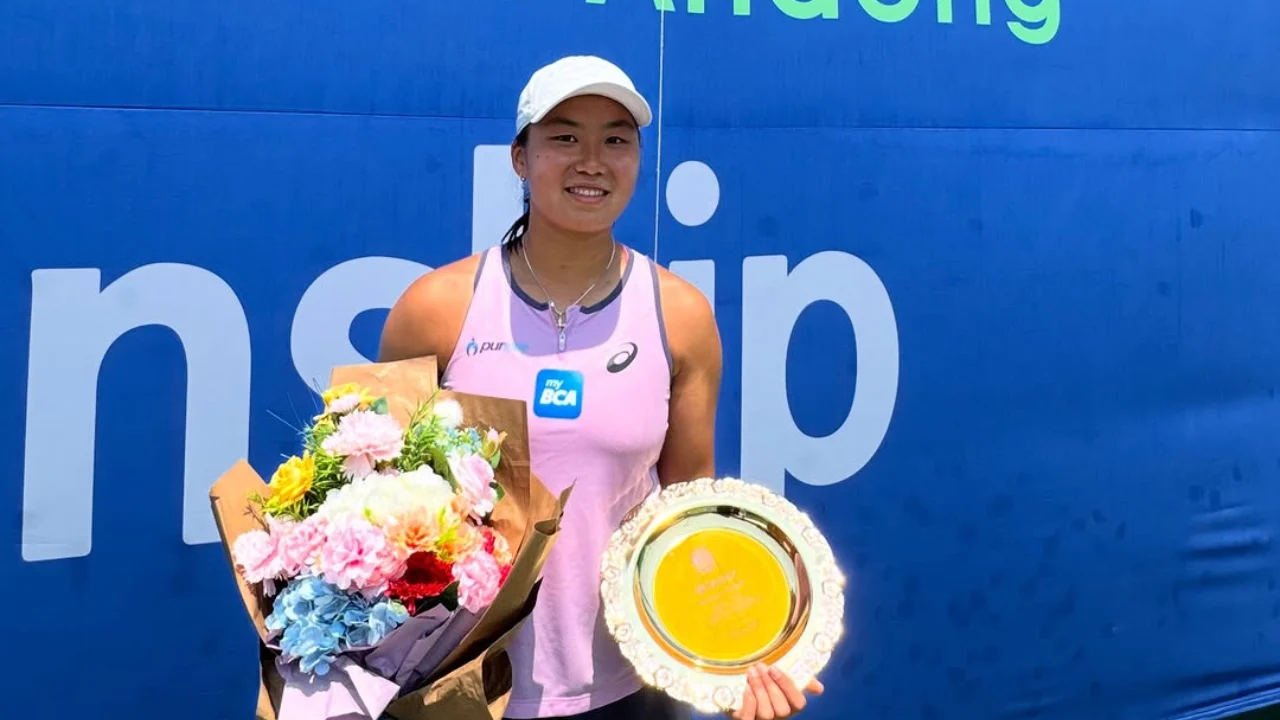 Janice Tjen Pecahkan Rekor, Juara Tunggal WTA 250 di Chennai Open 2025