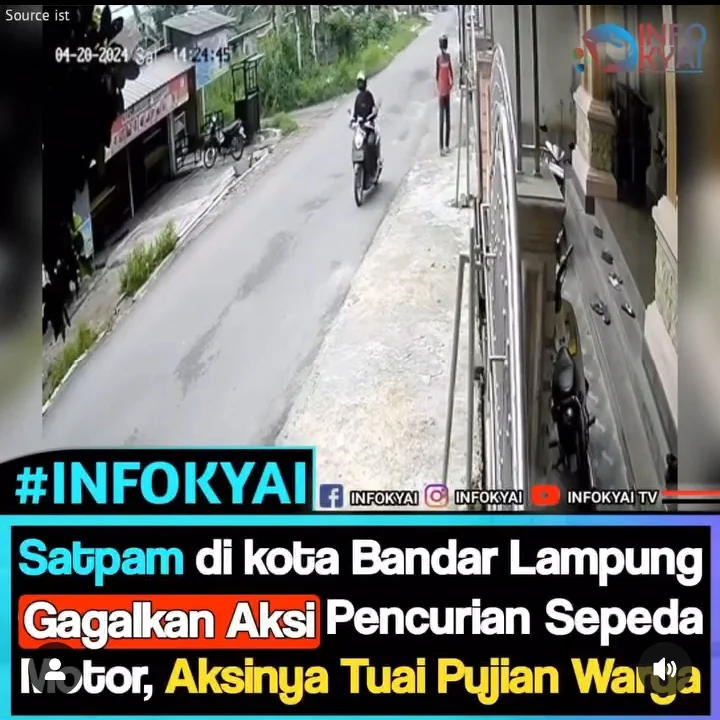 Kurir Paket Gagalkan Pencurian Motor di Bandar Lampung, Pelaku Dihajar hingga Babak Belur