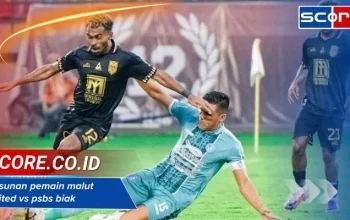 Malut United 7-0 Hancurkan PSBS Biak, Rekor Gol Terbuka di Super League