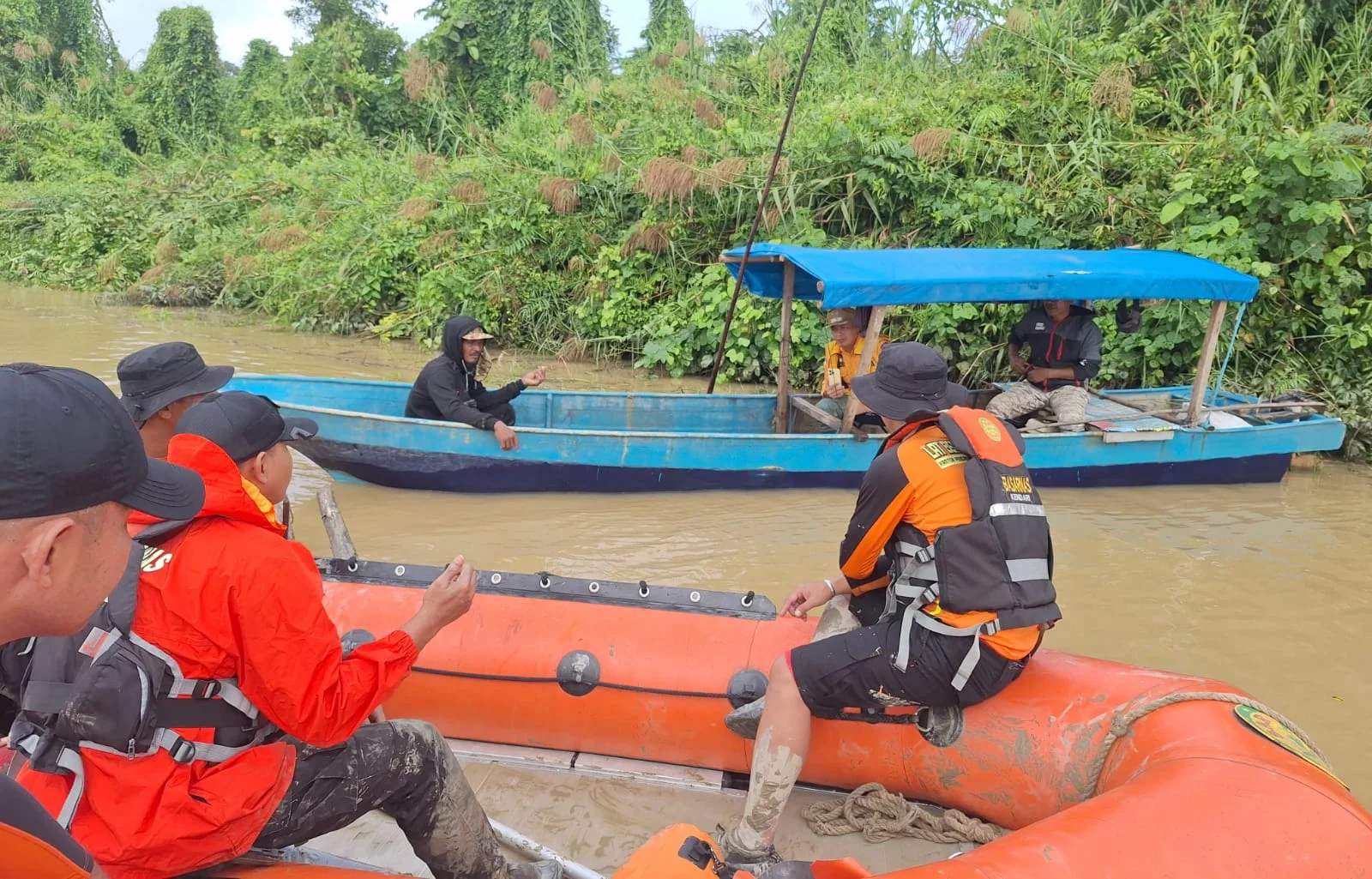 Pencarian Doli Berlanjut, Tim SAR Pakai Peralatan Anti Buaya di Sungai Nyireh