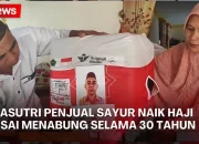 Perjuangan Pasutri Pedagang Sayur Cirebon Menabung Rp10 Ribu Sehari Selama 14 Tahun demi Naik Haji