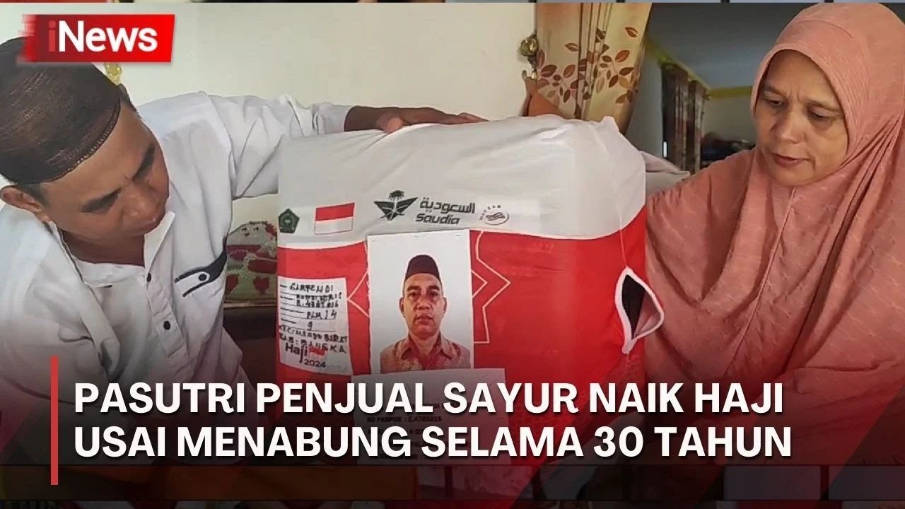 Perjuangan Pasutri Pedagang Sayur Cirebon Menabung Rp10 Ribu Sehari Selama 14 Tahun demi Naik Haji