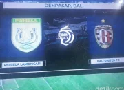 Persela Lamongan Gagal Mengejar Poin, Tertinggal di Liga 1 Usai Kalah Tipis dari Bali United