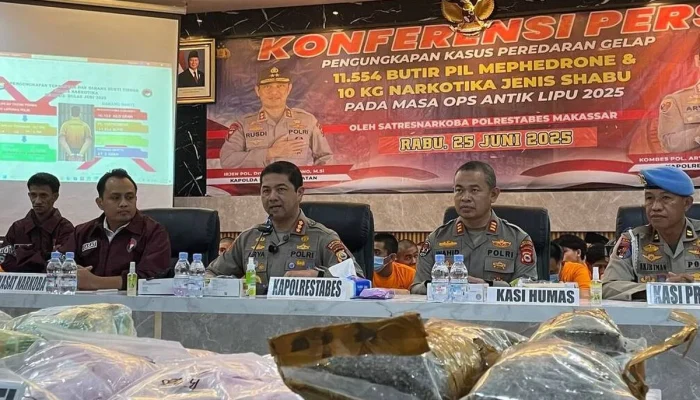 Polri Bongkar Narkoka Laundry di Makassar: 5 Kg Sabu Disita!