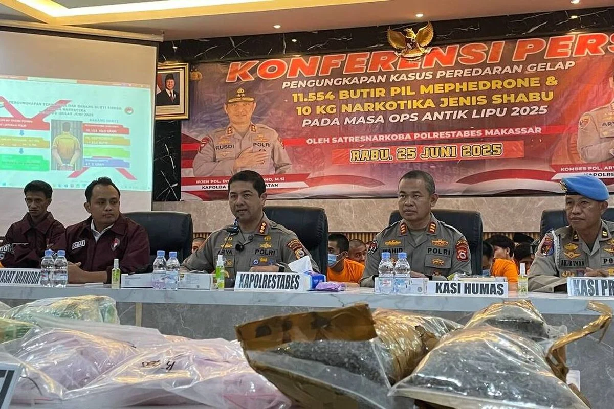 Polri Bongkar Narkoka Laundry di Makassar: 5 Kg Sabu Disita!