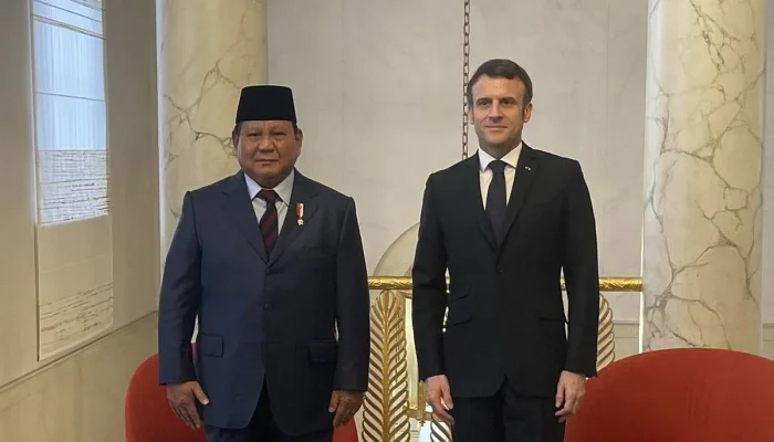 Prabowo Subianto dan Emmanuel Macron Bertemu Empat Mata di Istana Élysée, Bahas Energi, Alutsista, dan Kerja Sama Ekonomi Jangka Panjang