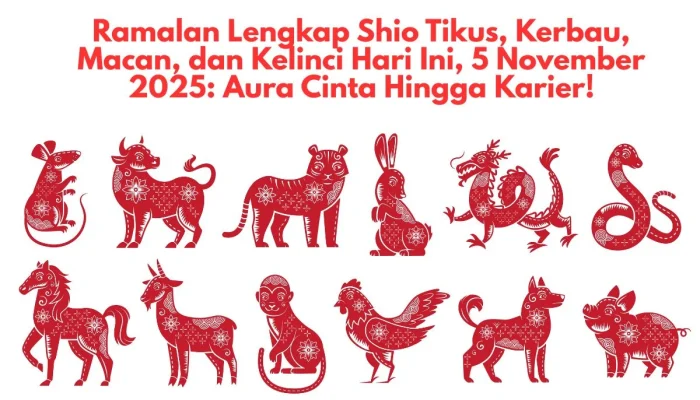 Ramalan Shio Minggu 26 April 2026: Tikus, Kerbau, Macan, Kelinci Siap Hadapi Hari Penuh Tantangan!