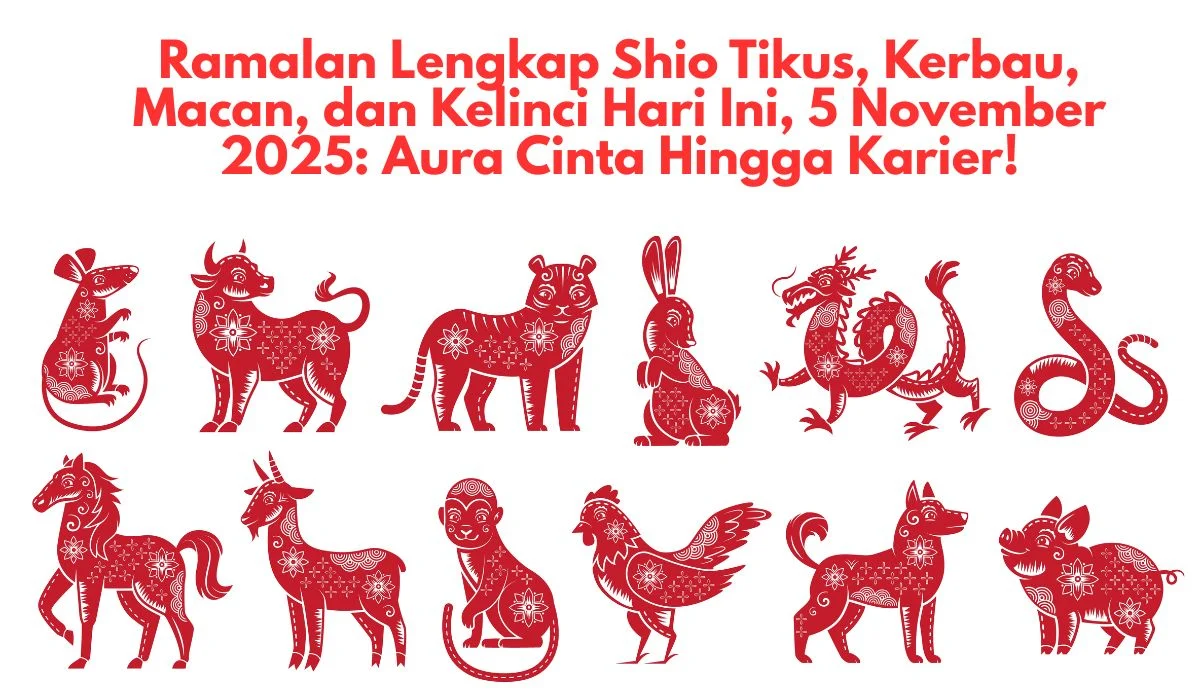 Ramalan Shio Minggu 26 April 2026: Tikus, Kerbau, Macan, Kelinci Siap Hadapi Hari Penuh Tantangan!