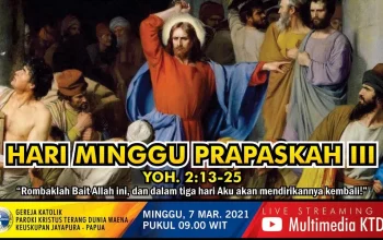 Renungan Harian Katolik: Memaknai Kasih Kristus di Minggu Paskah III dan Sabtu 18 April 2026