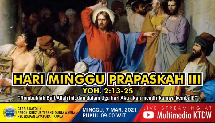 Renungan Harian Katolik: Memaknai Kasih Kristus di Minggu Paskah III dan Sabtu 18 April 2026