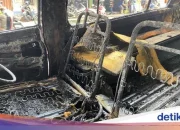 Sopir Angkot Bakar Rekan Usai Ditegur, Insiden Menggemparkan Tanah Abang