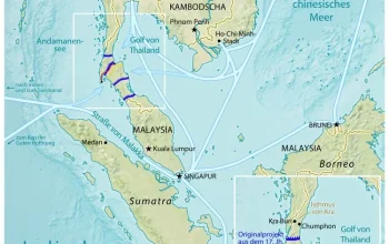 Tarif Selat Malaka, Ancaman Geopolitik, dan Alternatif Land Bridge Thailand: Pergulatan Maritim Asia Tenggara