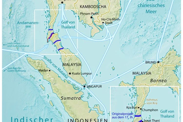 Tarif Selat Malaka, Ancaman Geopolitik, dan Alternatif Land Bridge Thailand: Pergulatan Maritim Asia Tenggara