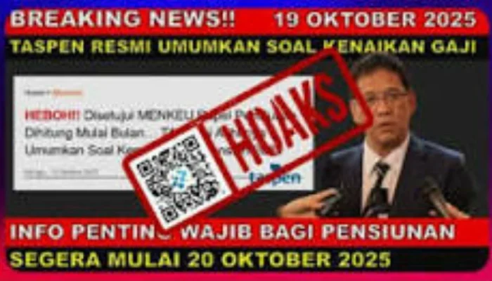 Taspen Tegaskan Tidak Ada Rapel, Pensiunan Dapat Kenaikan 12% Mulai 2026