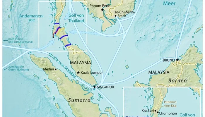 Tegas! Singapura Tolak Tol Selat Malaka, Pilih Jalur Alternatif Thailand Land Bridge