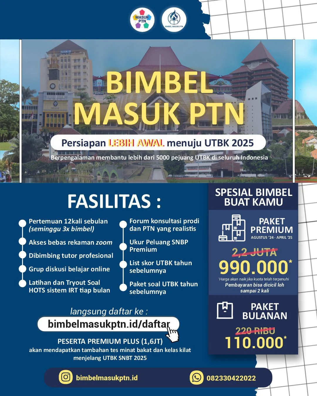 6 Jalur Khusus untuk Masuk PTN Jika Tak Lolos SNBT 2025