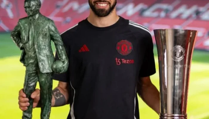 Bruno Fernandes Dinobatkan sebagai Pemain Terbaik Tahun Ini