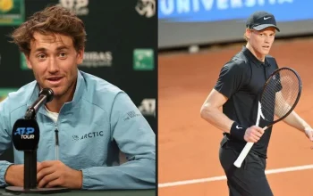 Casper Ruud Tertawa di Final Italian Open, Jannik Sinner Menang