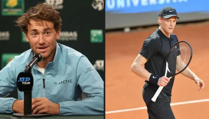 Casper Ruud Tertawa di Final Italian Open, Jannik Sinner Menang