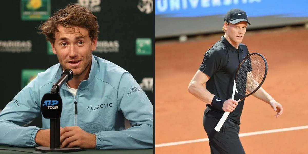 Casper Ruud Tertawa di Final Italian Open, Jannik Sinner Menang