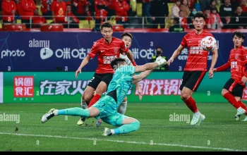 Chengdu Rongcheng Raih Kemenangan Berharga atas Tianjin Jinmen Tiger di Chinese Super League