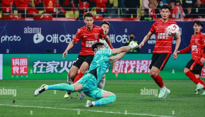 Chengdu Rongcheng Raih Kemenangan Berharga atas Tianjin Jinmen Tiger di Chinese Super League
