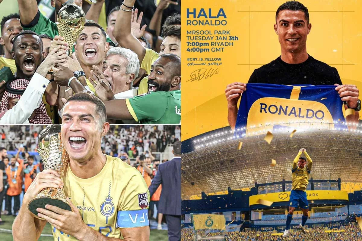 Cristiano Ronaldo Pecahkan Puasa Gelar Bersama Al Nassr Usai Menang 4-1 Atas Damac