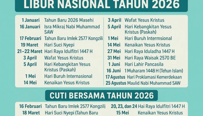 Cuti Bersama Kenaikan Yesus Kristus 2026: Jadwal Lengkap dan Strategi Libur Panjang