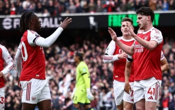 Declan Rice dan Rekan-Rekan di Arsenal Dinominasikan untuk Premier League Player of the Season