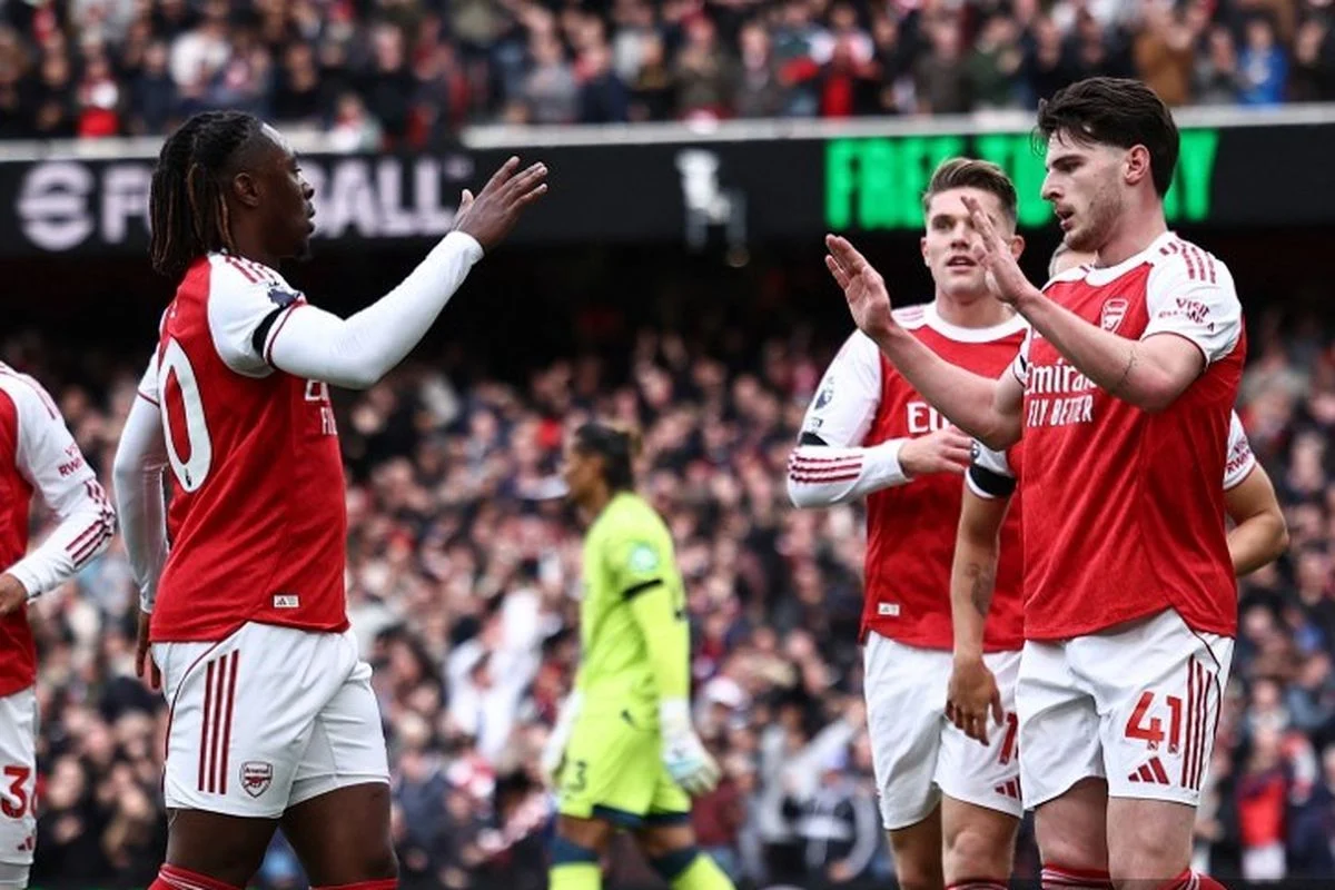 Declan Rice dan Rekan-Rekan di Arsenal Dinominasikan untuk Premier League Player of the Season