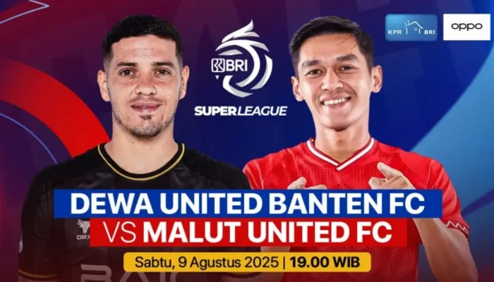 Dewa United dan Malut United Saling Berlomba di BRI Super League 2025/2026
