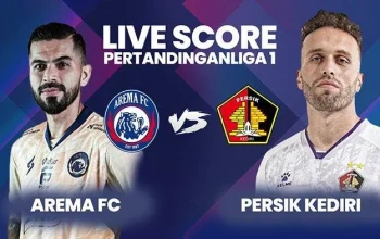 Drama 5 Gol! Persik Kediri Bungkam Arema FC dalam Derby Jatim yang Memukau
