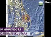 Gempa Bumi Magnitudo 5.9 Guncang Manado, Dipicu Aktivitas Lempeng Laut Maluku