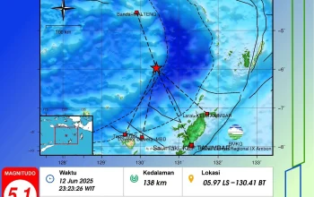 Gempa Magnitudo 6,7 Guncang Kepulauan Tanimbar Maluku, BMKG: Tidak Berpotensi Tsunami