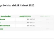 Harga BP Ultimate Diesel Naik Tajam Rp 5.330, BP 92 Tetap Stabil di Rp 12.390 per Liter