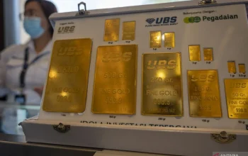 Harga Emas Hari Ini 23 Mei 2026: Antam, Galeri24, dan UBS Alami Penurunan