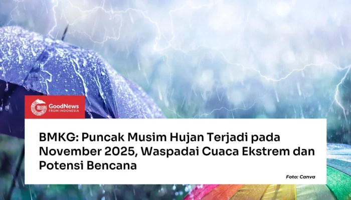 Hujan Deras Mengguyur Indonesia, BMKG: Waspadai Cuaca Ekstrem