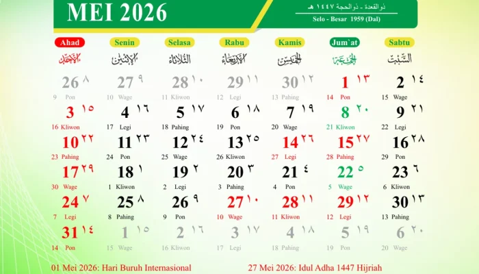 Idul Adha 2026: Tanggal Merah, Jadwal Tasyrik, dan Informasi Penting Lainnya